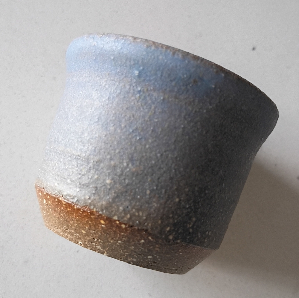 Handmade Baby Blue Ceramic Shotglass